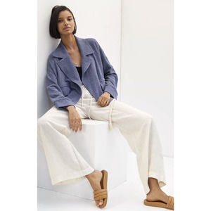 NEW Anthropologie French Mauve Blue Textured Blazer - Various